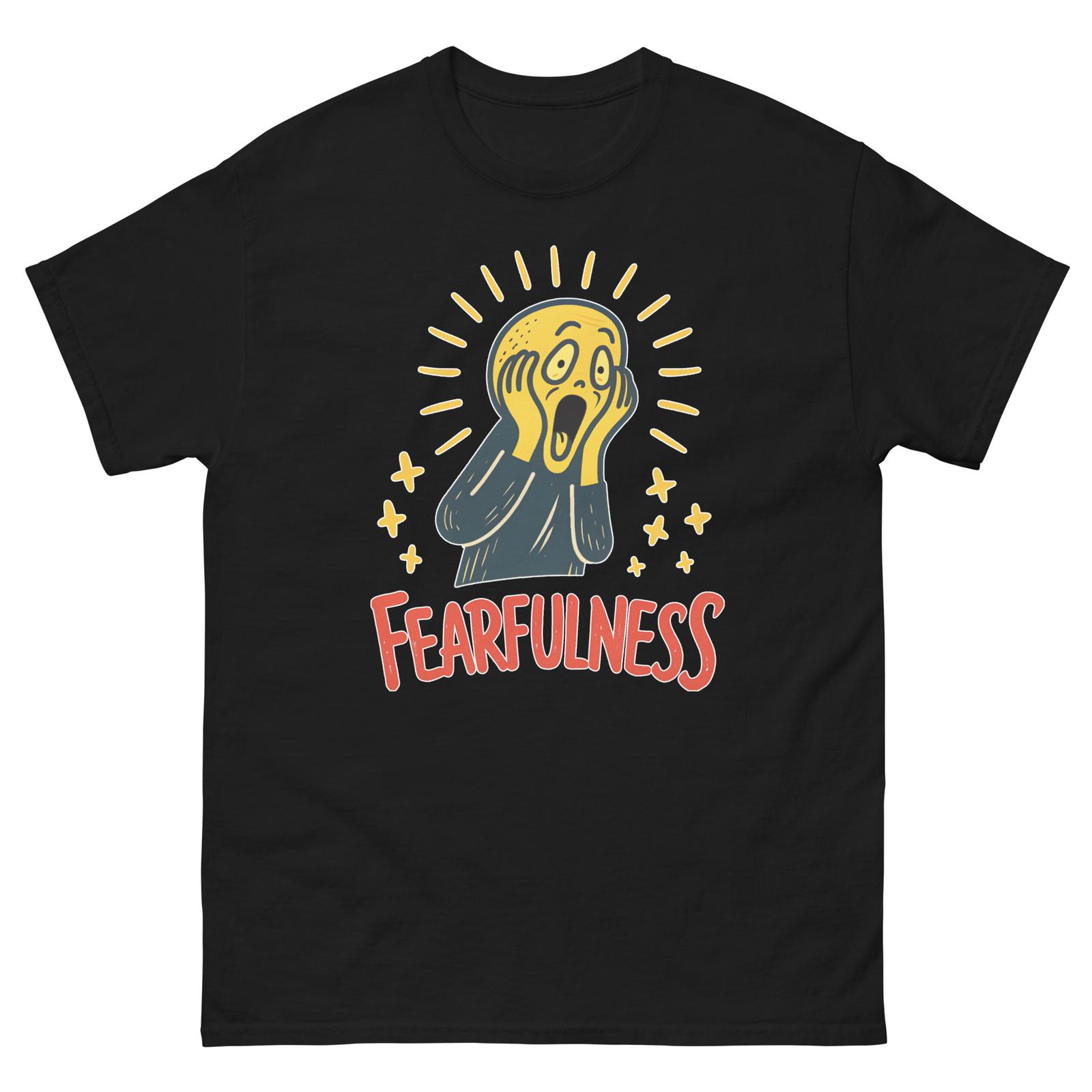 Fearfulness Emotion Illustration Bright Vibe T-Shirt L