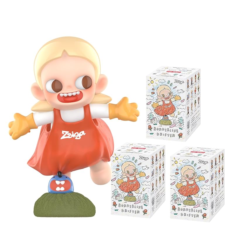 

POP MART ZSIGA Borderline Drifter series [3 pieces] pop mart Gachagacha BLIND box figure plastic model premium toys PVC soft vinyl original character
