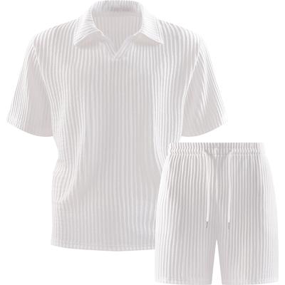 Men's Short Sleeved Set Versatile Casual Sports Two-piece Set