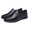 Autumn New, Old Man's Head Men's Casual Single Shoes Soft Leather Shoes Wear-resistant Thick-soled Business Shoe Cover Bag Shoes 2268