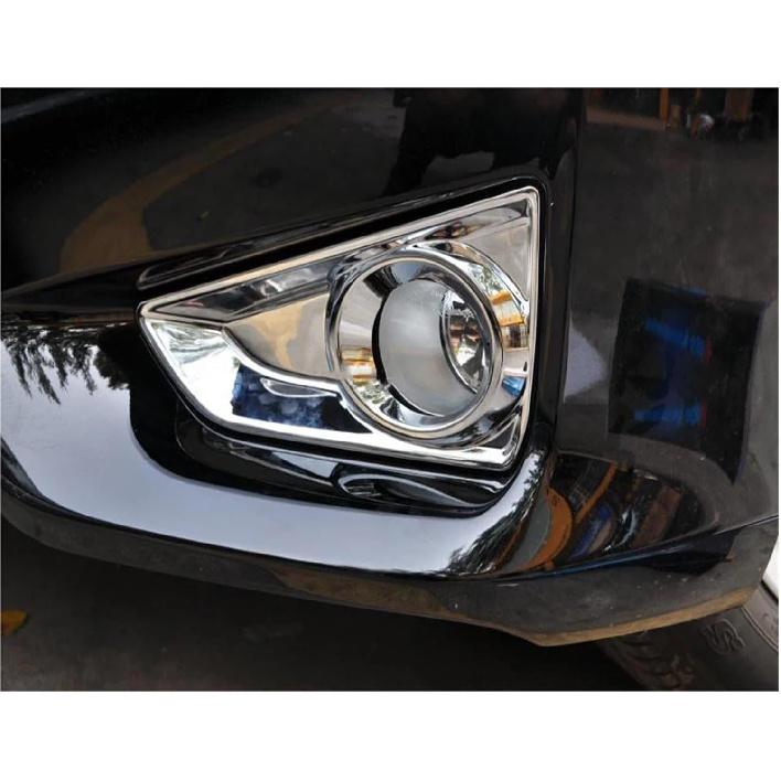 Mark X 2013 2014 2015 2016 ABS Material Car Front Fog Lamp Trims Cover Head Fog Light Decorative Cover Frame