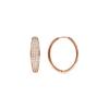 Earrings - LUXENTER - Linarg - 18K Gold Plated - Zirconia - White