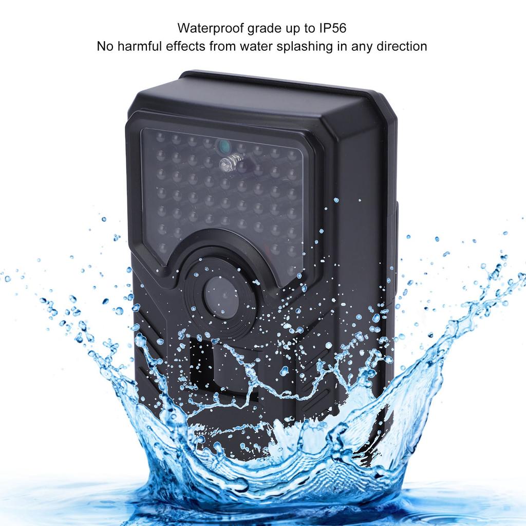 Infrared Hunting Camera Trail Camera 12MP HD 1080P Infrared Hunting IP56 Waterproof for Wildlife Monitoring PR200B Trail Camera