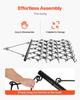 Drag Harrow 5.8 X 4.8 Ft Chain Harrow ATV Lawn Rake for Landscape Leveling