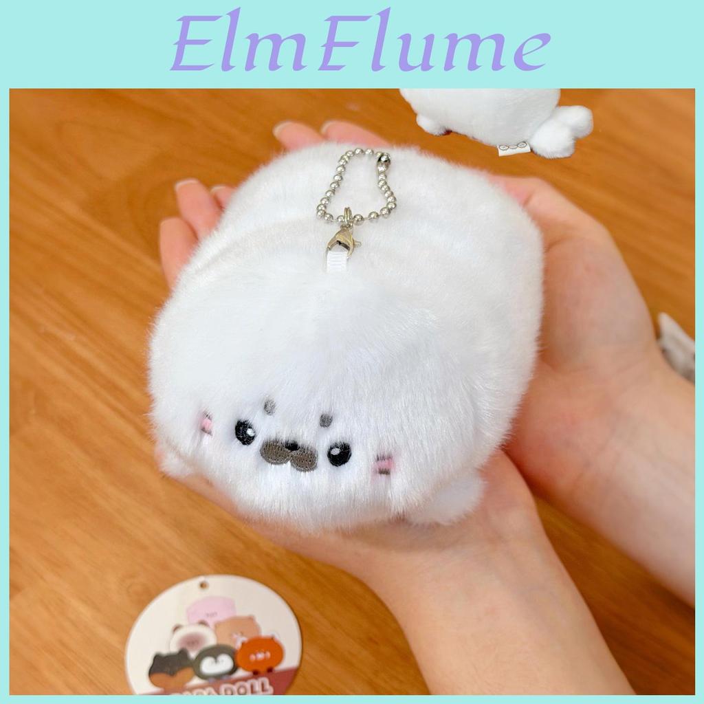 Seal Penguin Dog Plush Keyring With Soft Material And Adorable Animal Characters For Kids