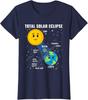 Solar Eclipse 2024 Infographic Funny Skywatcher Ladies' Crewneck T-Shirt Unisex T-Shirt
