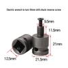 Multi-Function Electric Wrench Adapter: 1/2 To 1/4 Connection for Air Gun and Hand Drill