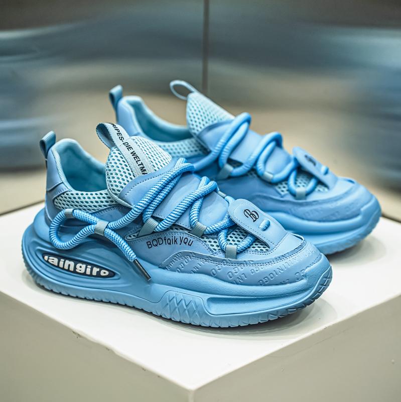 Men's Trend Clunky Sneaker Outdoor Non Slip Breathable Casual Running Sport Shoes Comfortable Work Shoes