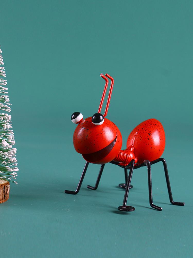 Iron Ant Garden Decoration, Outdoor Lawn Decoration Ornament, Ant Art Sculpture Decoration, Wall Hanging Decoration