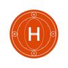 Round Drone Landing Pad Floor Mat Compass Direction Print Decorative Mat For Outdoor Lawn Patio Backyard Drone Takeoff Station