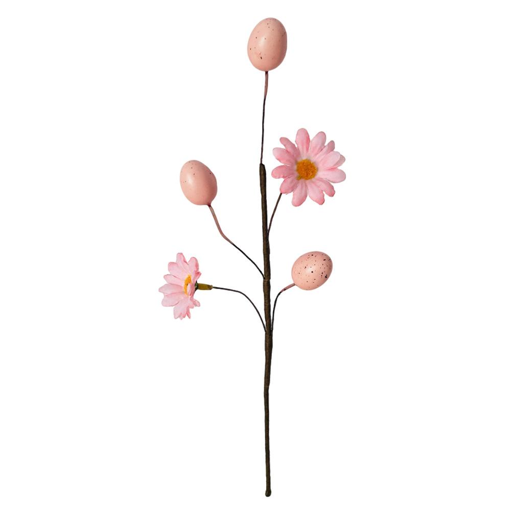 Easter Egg Branch Realistic Decorative Branches Colorful Foam Eggs High-Quality Fake Plant Decoration For Vase Arrangement Home