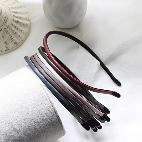 Headband Anti-Slip Plastic Thin Hair Hoop with Curved Design Stable Fit No Pressure Makeup Hair Hoop Hair Accessory