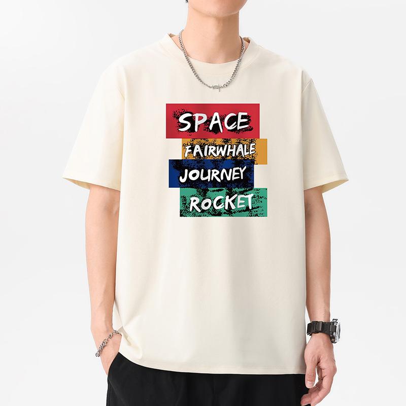 Летняя мужская футболка с коротким рукавом 100% хлопок мужская уличная футболка 4XL