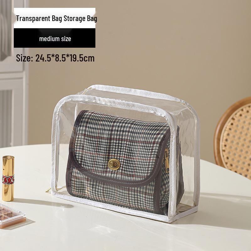 Luxury Transparent Waterproof Handbag Storage Bag with EVA Moisture Protection