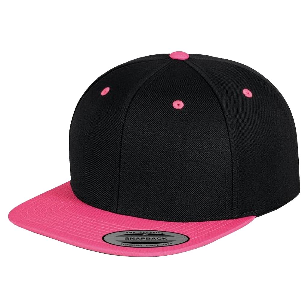 Yupoong Mens The Classic Premium Snapback 2-Tone Cap