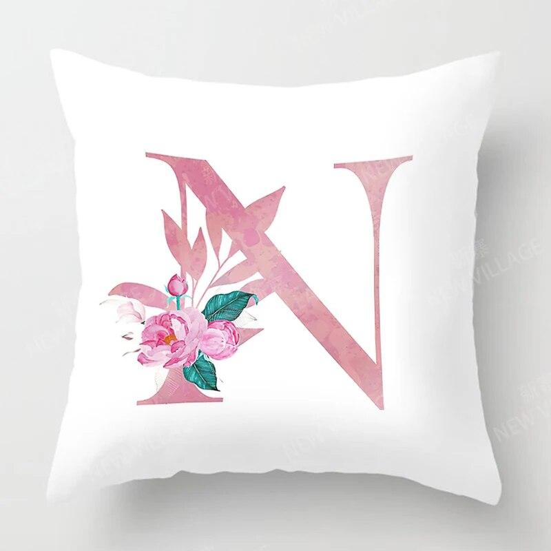 Bedroom Living Room Sofa Cushion Cover Letter Word Pattern Pillow    Home Decor Throw