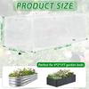 Tear Resistant Plant Guard Netting Adjustable Closure System Protective Layer For Vegetable Gardens Fruit Bushes Flowering Shrub
