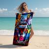 Personalized Customized Proof Beach Towel with He-Man and the Masters of the Universe Pattern - Soft, Absorbent,quick-drying,perfect Swimming,camping&