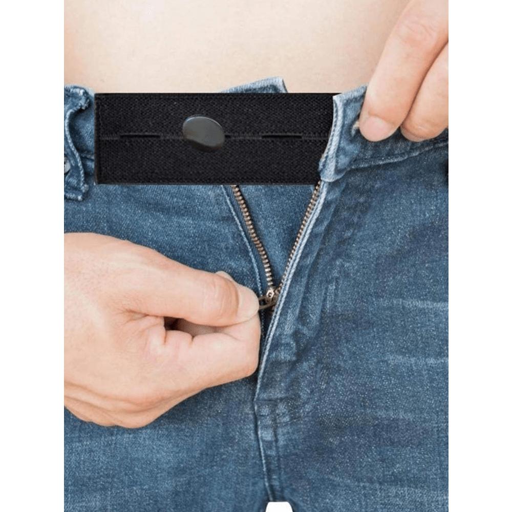 2pcs Waistband Extender Buckle, Elastic Adjustable Pants Extension, Maternity Pants Stretch Button