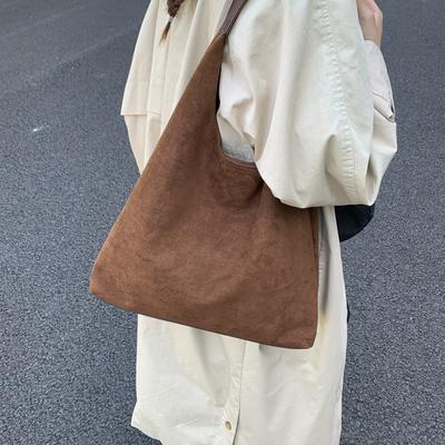 Retro Matte Big Bag Women's New Summer Large-capacity Shoulder Bag High-end Commuter Tote Bag