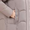 Women Plus Size Long Hooded Padded Coat Winter Warm Ladies Cotton Outerwear Jacket