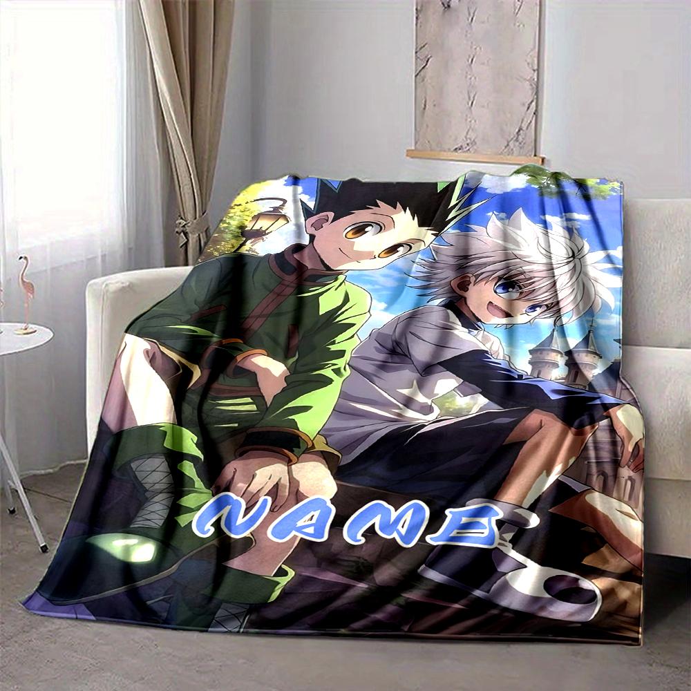 Custom 1pc Heroic Adventures Unite Blanket, Soft And Comfortable Blanket, Casual Warm, Camping Travel Blanket, Birthday Gift Q912124