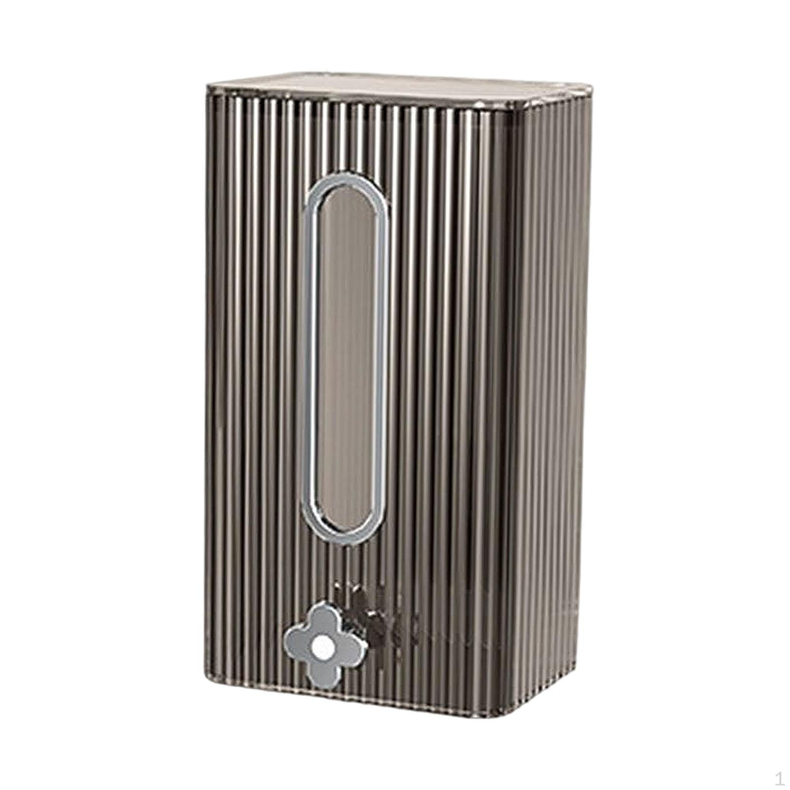 Elegant Tissue Box Organizer for Home and Office Decor Gray and Silver