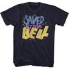 Saved By The Bell Colorful TV Show Logo Men's T Shirt