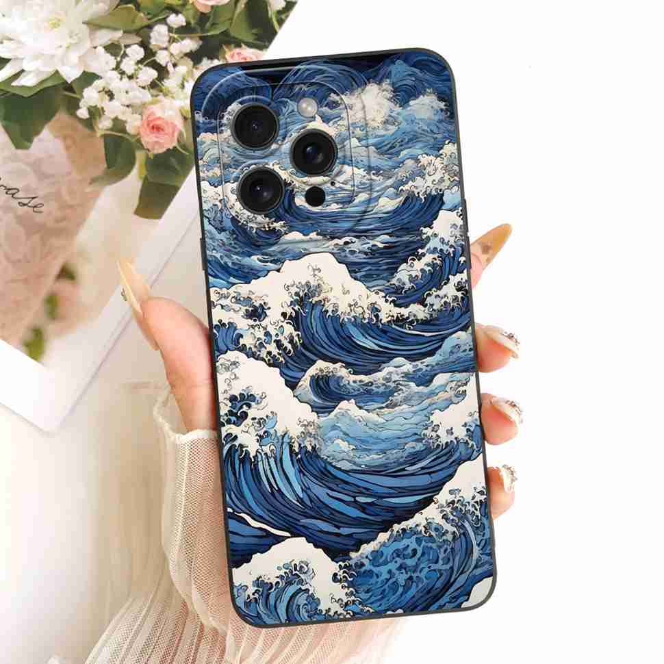 For iPhone 12 Pro A2407 A2341 Case Cute Cartoon Pattern Silicone Cover For iPhone 12Pro A2406 A2408 Phone Protection Cases