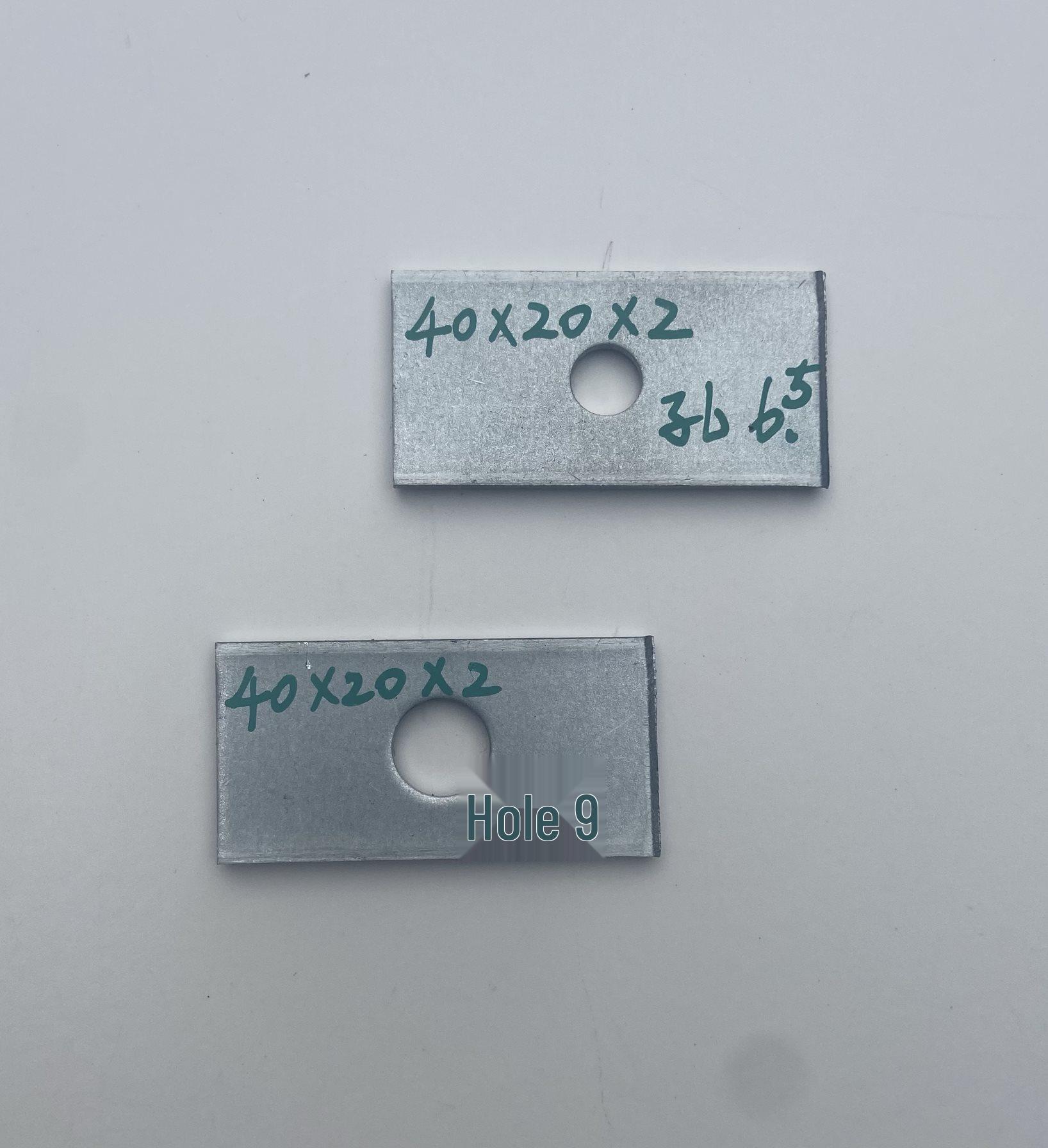 Rectangular Flat Lock Washer & Seal Plate 10 pcs 6.5mm Hole Trial