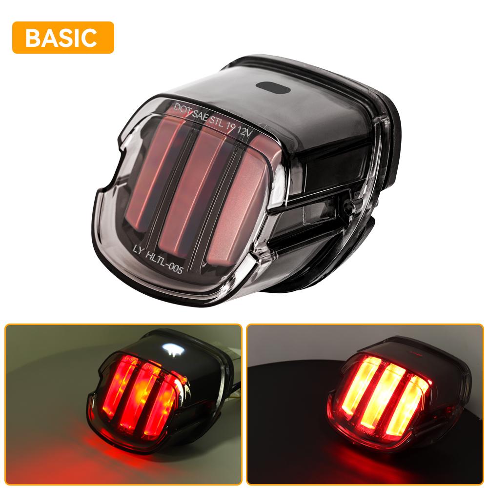 Motorcycle Brake Tail Light For Harley Dyna Fat Boy FLSTF Night Train FXSTB Softail Sportster Road King Electra Glide Road Glide