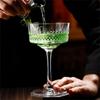 1/2 st Europeisk stil Snidad Cocktailglas Bar Glas Mojito Glas Dricksbägare Martini Bägare Vinglas