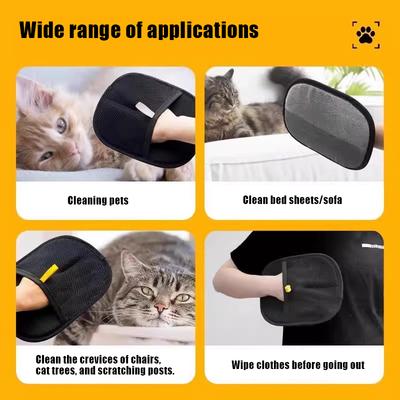 Pet Static Electricity Hair Removal Gloves Cat Hair Remover Household Hair Removal Brush Lint Roller Dog Hair Shaving Tool