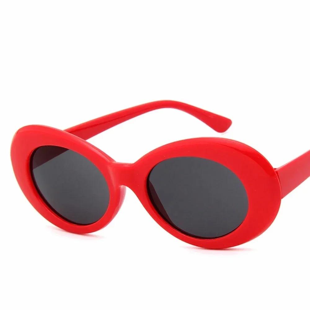 

Goggle Glasses Oval Sunglasses Ladies StylishyClassic Classic Style Glasses Women s White Black Eye Wear UV400 Protection Eye Wear 1PC