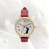 Fieldwork Analog Watch with Leather Date Cat Women's Strap, Calendar, Display, Design, Red, ST295-2
