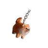 Dog Statue Wood Figurine Sculpture Kids Toy Craft Figure Bedroom Decor