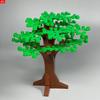 MOC Bricks Green Tree Series Construction Building Blocks Plant City Garden Street Lake View Park Jungle Christmas Toys For Kids