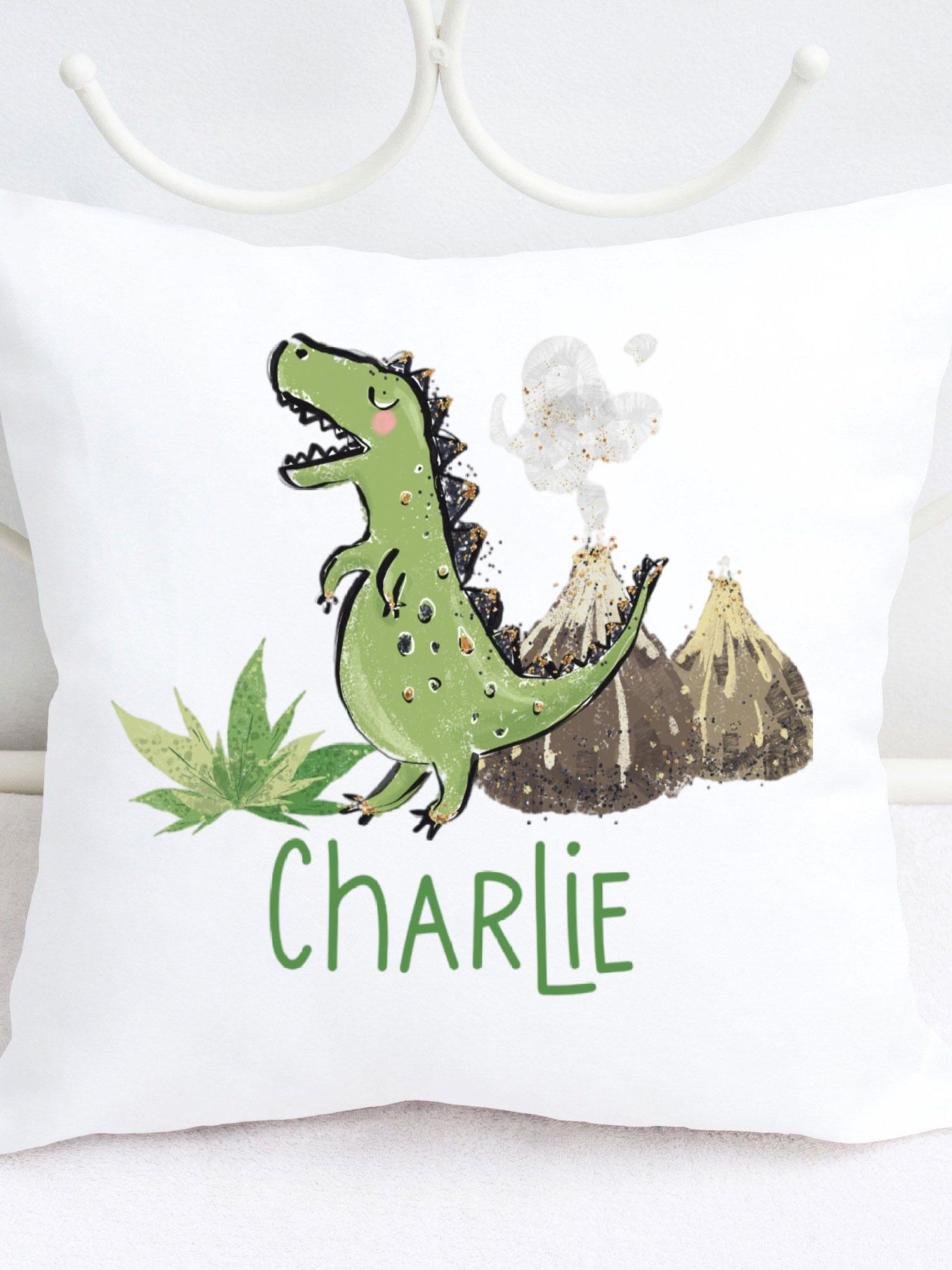 Персонализированная наволочка из полиэстера с принтом в виде динозавра наволочка для подушки чехол для подушки автомобиль диван гостиная домашний декор милый подарок 450mm450mm 1719₽