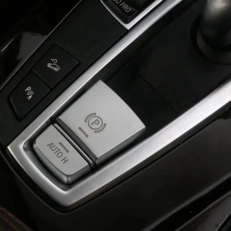 Car Engine Start Stop & Electronic Hand Brake P Button Decoration Cover For BMW F10 F07 F01 X3 F25 X4 F26 F11 F06 X5 F15 X6 F16