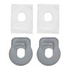 2PCS Pool Pipe Holders Stickers ABS Above Ground Swimming Pool Hose Support Bracket for 1.25 Inch Diameter Pipes