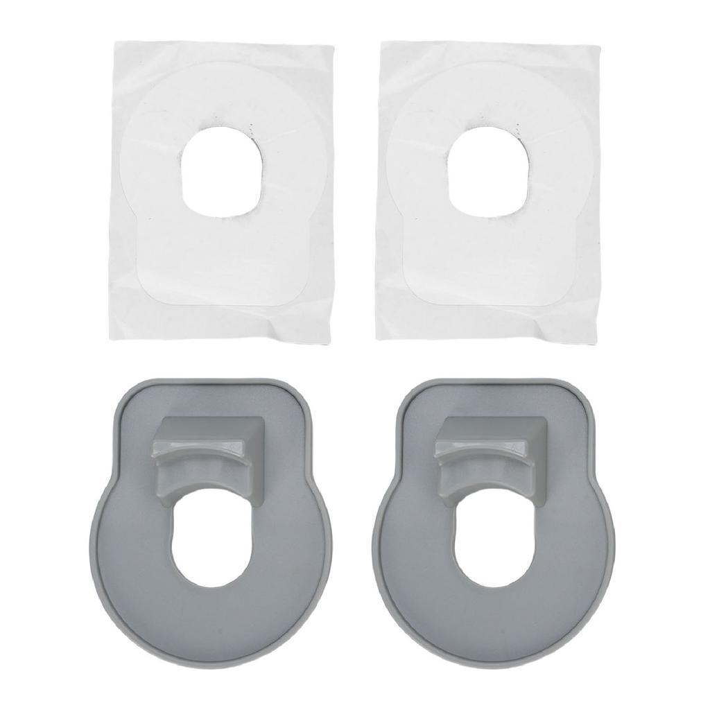 2PCS Pool Pipe Holders Stickers ABS Above Ground Swimming Pool Hose Support Bracket for 1.25 Inch Diameter Pipes