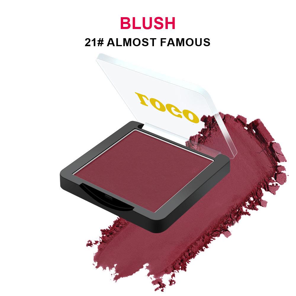 Versatile Matte Blush Palette: Low-Saturation, Single-Color Option