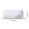 Truck Windshield Sun Shade Truck Front Window Sunshade Foldable Truck Sun Shade for Windshield Sun and UV Protection Suction Cup