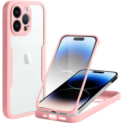 Flüssiges Silikon 360 Grad Hybrid-Hülle für iPhone 14 13 12 11 X XS XSMax Mini Pro MAX Schützen Sie stoßfeste Vollschutzabdeckung