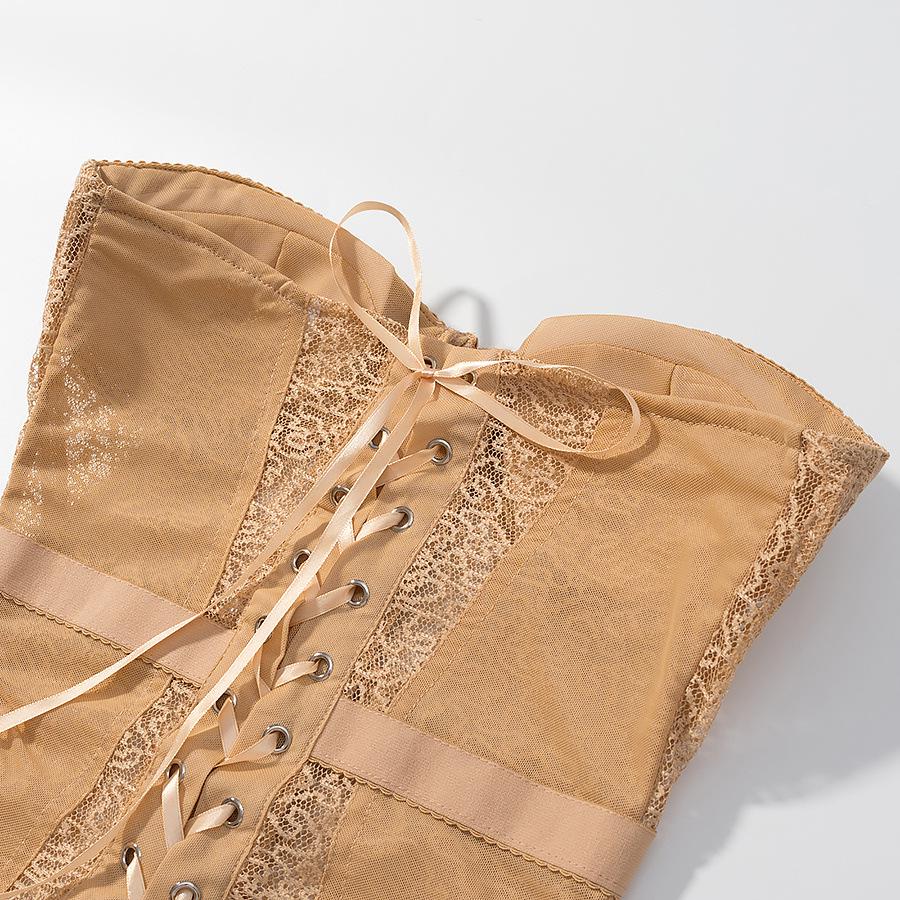 Vintage Französisches Spitzen Durchsichtiges Bandeau Korsett Top