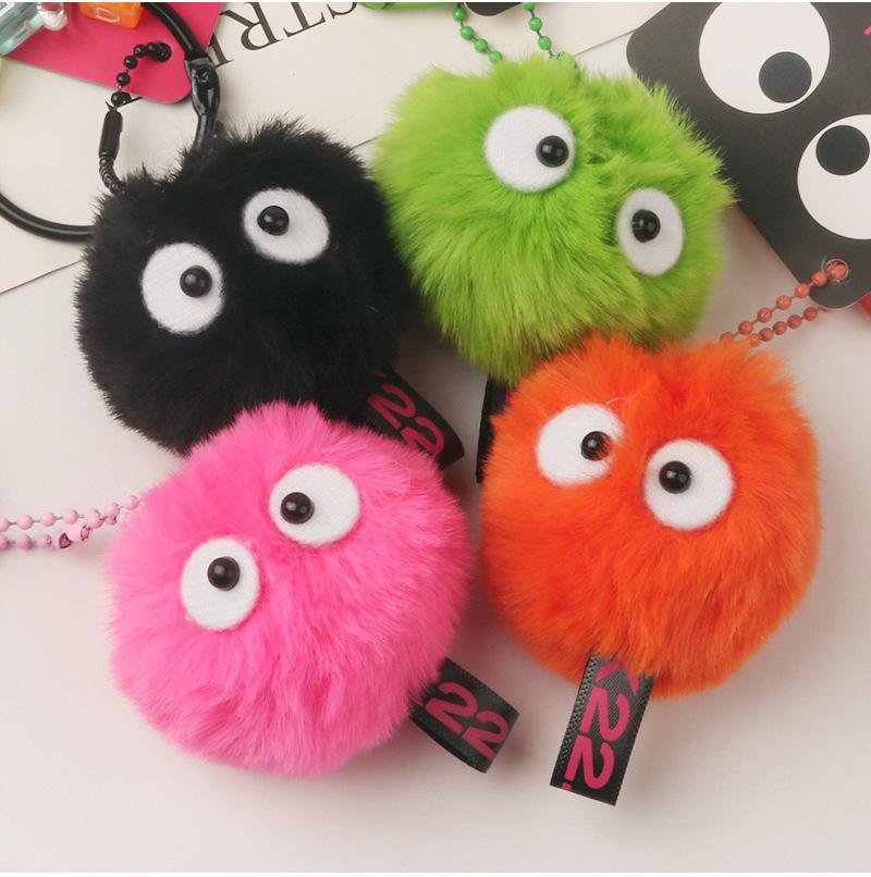 Small Fresh Colorful Plush Figurine Coal Briquettes Elf Doll Pendant Car Bag Accessories Decoration