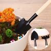 Garden Tool Set  Metal Mini Spade Rake Small Potting Planting Hand Tools for Flowers Herbs