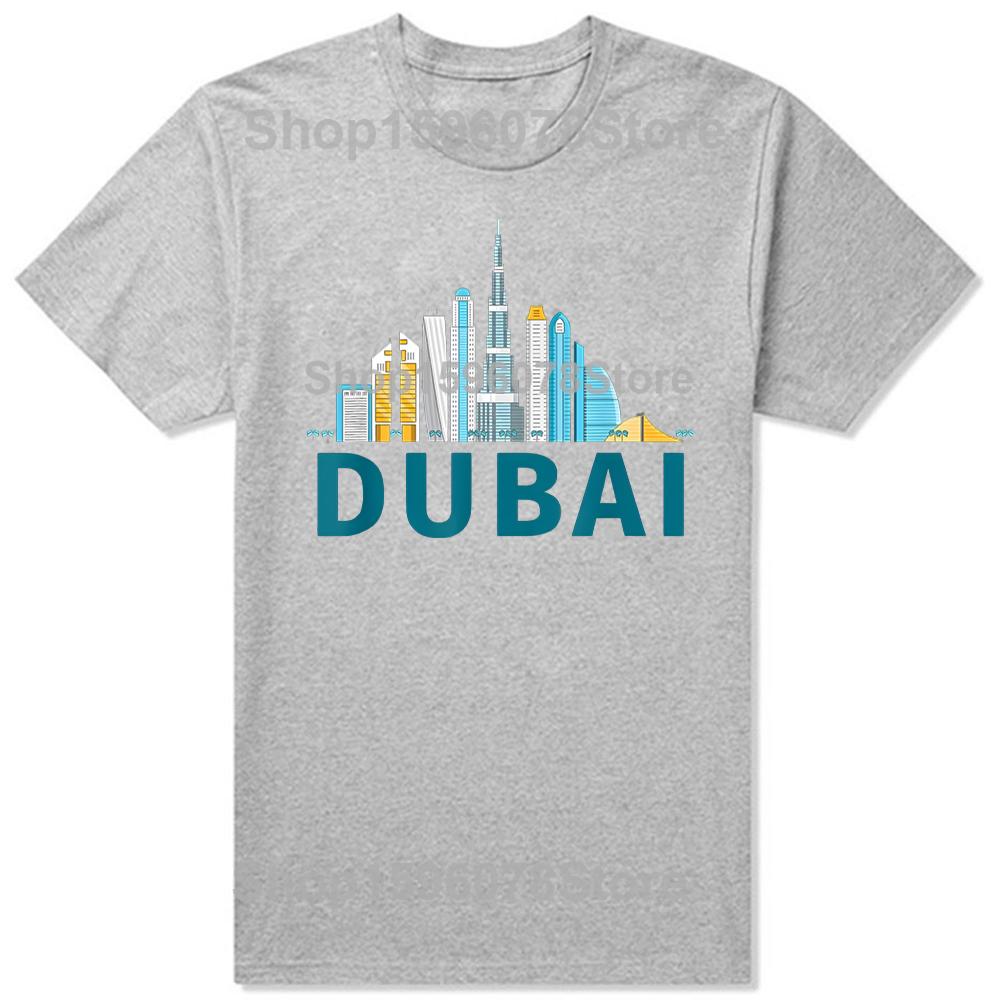 Funny Dubai Classic T-Shirt Summer Men Women Clothing Fashion T Shirts Cotton Short Sleeve Oversized Loose T-shirt Tops