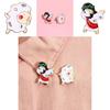 Cartoon Sheep Adorable Brooch Metal Badge For Cute Fashionable Accessory