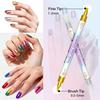 Zestaw 12/24 kolorów pisaków do paznokci 0,5 mm, pisaki akrylowe do zdobienia paznokci, manicure, dekoracji DIY 10 ml